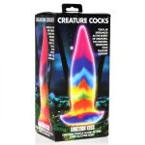 Creature Cocks Unicorn Kiss Silicone Dildo - Coloured 21.4 cm Fantasy Unicorn Tongue Dildo — image 10 of 11