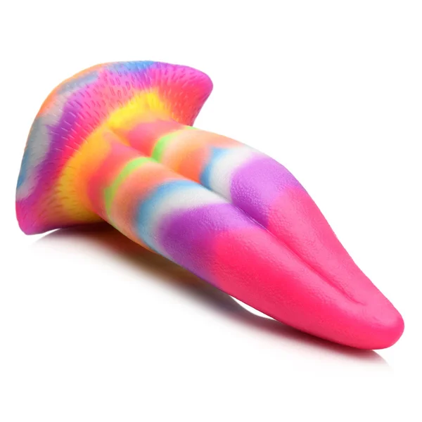 Creature Cocks Unicorn Kiss Silicone Dildo - Coloured 21.4 cm Fantasy Unicorn Tongue Dildo — image 7 of 11
