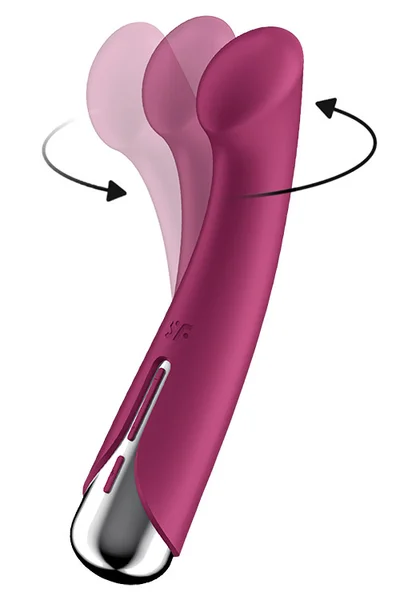 Satisfyer Spinning G Spot 1 Silicone 6.5" G Spot Vibrator — image 4 of 4
