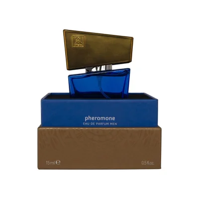 shiatsu pheromone eau de parfum men dark blue pheromone fragrance for men 15 ml