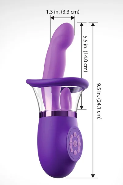 Pipedream Ultimate Pleasure Pro Plus 9.5" G Spot, Clitoral & Suction Stimulator — image 3 of 5