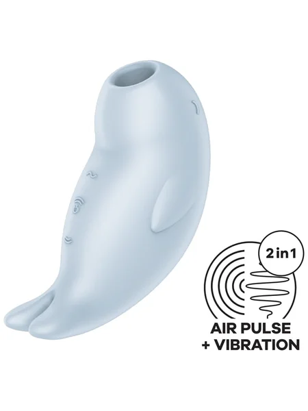 Satisfyer Seal You Soon - Baby Blue USB Rechargeable Air Pulse Stimulator — image 2 of 4