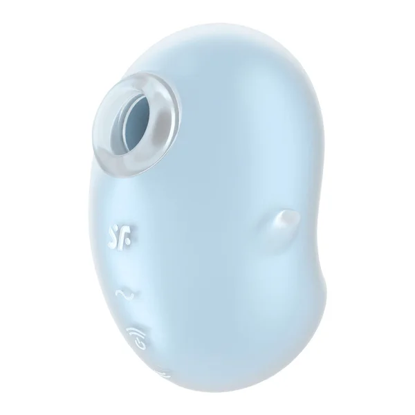 Satisfyer Cutie Ghost - Blue - Blue USB Rechargeable Air Pulse Stimulator — image 5 of 11