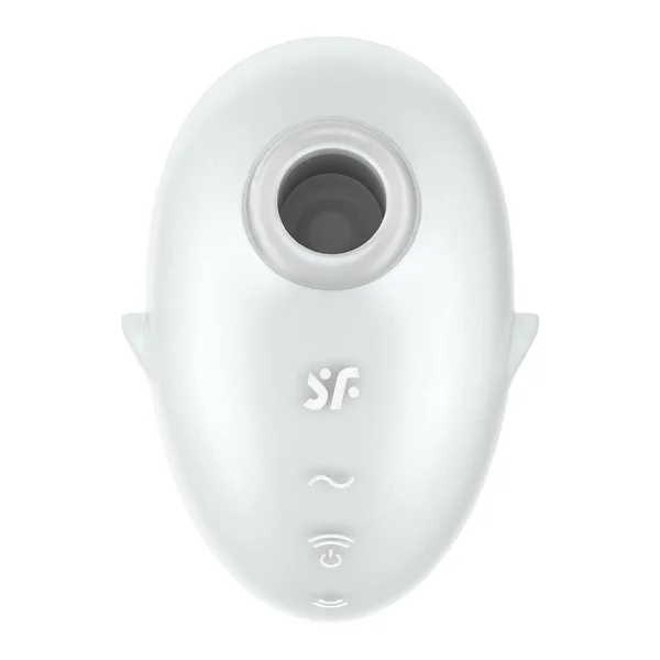 Satisfyer Cutie Ghost - White - White USB Rechargeable Air Pulse Stimulator — image 4 of 11