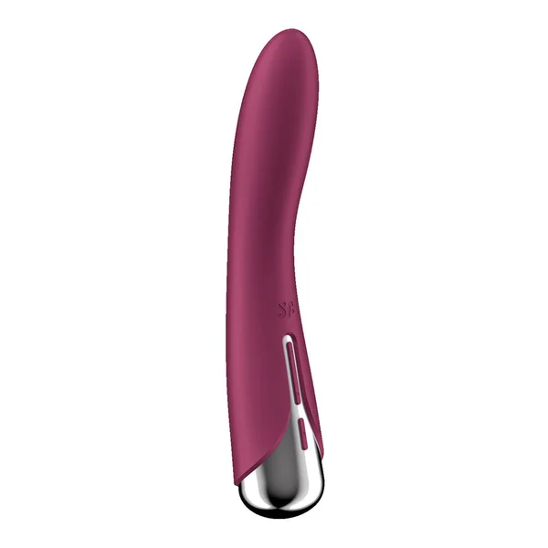 Satisfyer Spinning Vibe 1 - Red - Red 17.8 cm USB Rechargeable Rotating Vibrator — image 7 of 11
