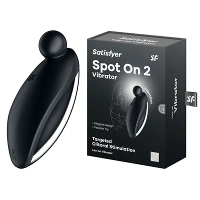satisfyer spot on 2 black usb rechargeable stimulator