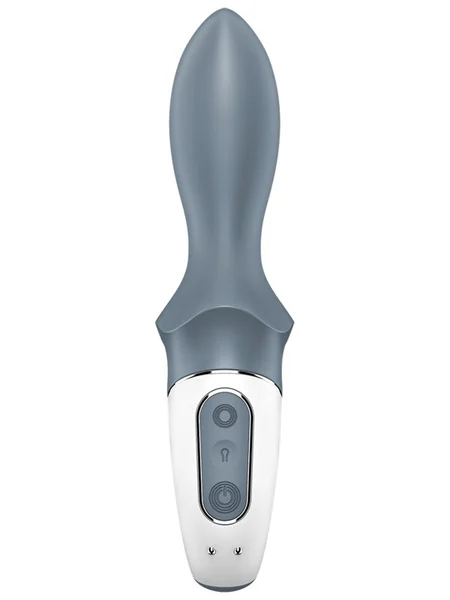 Satisfyer Air Pump Booty 1 - Grey USB Rechargeable Inflatable Anal Vibrator — image 11 of 11