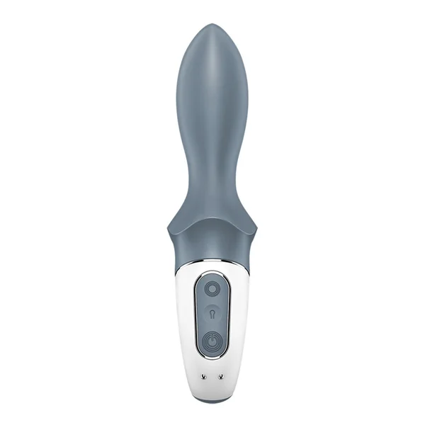 Satisfyer Air Pump Booty 1 - Grey USB Rechargeable Inflatable Anal Vibrator — image 6 of 11