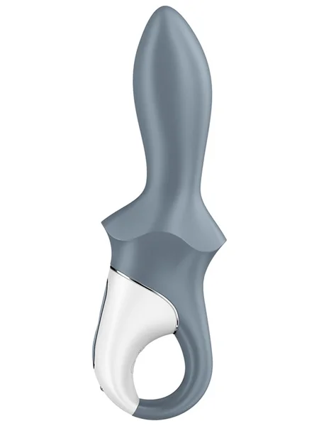 Satisfyer Air Pump Booty 1 - Grey USB Rechargeable Inflatable Anal Vibrator — image 9 of 11