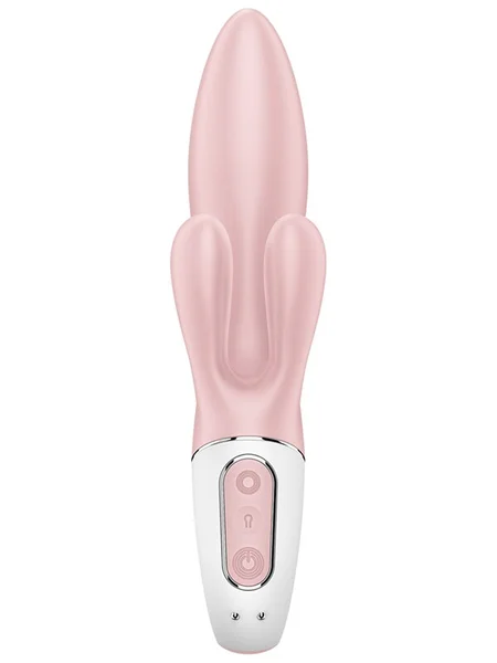 Satisfyer Air Pump Bunny 3 - Pink USB Rechargeable Inflatable Rabbit Vibrator — image 11 of 11