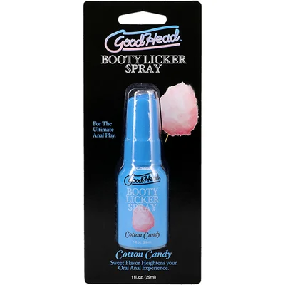 goodhead booty licker spray cotton candy cotton candy flavoured spray 29 ml bottle