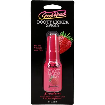 goodhead booty licker spray strawberry strawberry flavoured spray 29 ml bottle