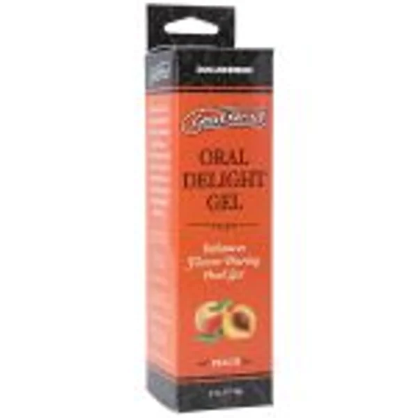 GoodHead Oral Delight Gel - Peach - Peach Flavoured Oral Gel - 120 ml Tube — image 2 of 3