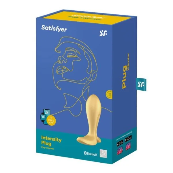 Satisfyer Intensity Plug - Gold USB Rechargeable Butt Plug with App Control — image 3 of 3