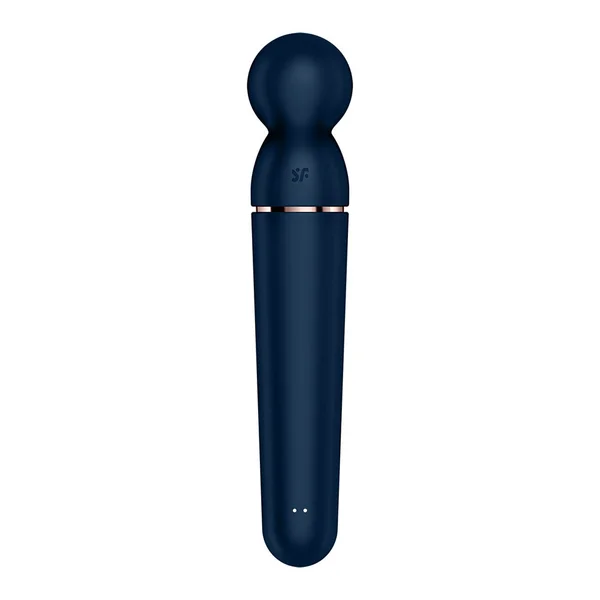 Satisfyer Planet Wand-er - Blue - Blue/Rose Gold USB Rechargeable Massager Wand — image 4 of 9