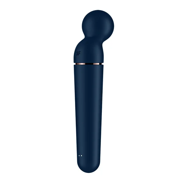 Satisfyer Planet Wand-er - Blue - Blue/Rose Gold USB Rechargeable Massager Wand — image 5 of 9