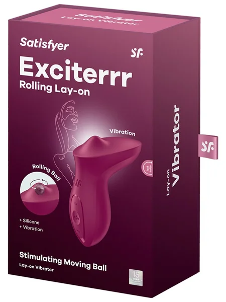 Satisfyer Exciterrr - Berry USB Rechargeable Stimulator — image 4 of 4