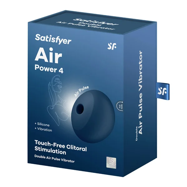 Satisfyer Air Power 4 - Navy USB Rechargeable Air Pulse Stimulator — image 8 of 11