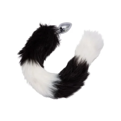 running wild black and white tail