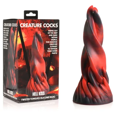 creature cocks hell kiss red 188 cm fantasy dildo