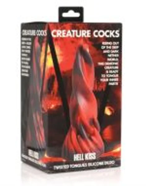 Creature Cocks Hell Kiss - Red 18.8 cm Fantasy Dildo — image 10 of 11