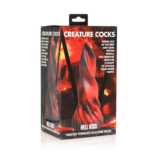 Creature Cocks Hell Kiss - Red 18.8 cm Fantasy Dildo — image 9 of 11