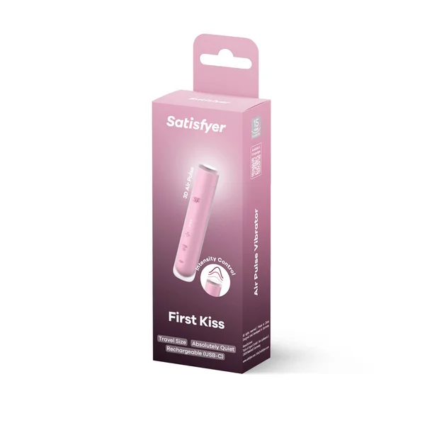 Satisfyer First Kiss - Pink USB Rechargeable Air Pulse Stimulator — image 9 of 11
