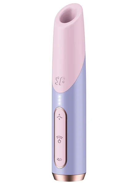 Satisfyer Bold Kiss - Purple USB Rechargeable Air Pulse Stimulator — image 10 of 11