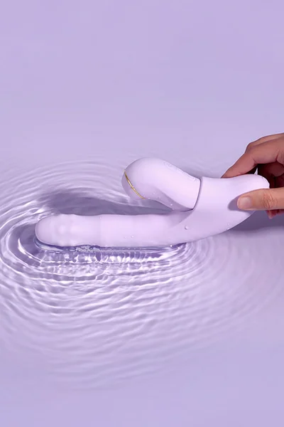 Svakom DuoGlow 7.7" Heating, Thrusting & Rotating Vibrator with Detachable Clitoral Stimulator — image 12 of 18