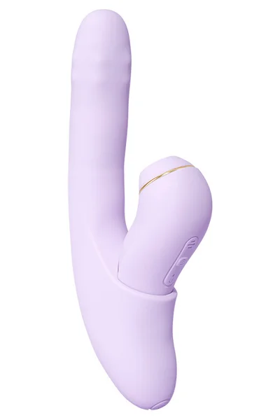 Svakom DuoGlow 7.7" Heating, Thrusting & Rotating Vibrator with Detachable Clitoral Stimulator — image 9 of 18