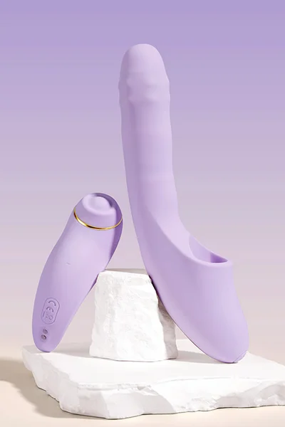 Svakom DuoGlow 7.7" Heating, Thrusting & Rotating Vibrator with Detachable Clitoral Stimulator — image 17 of 18