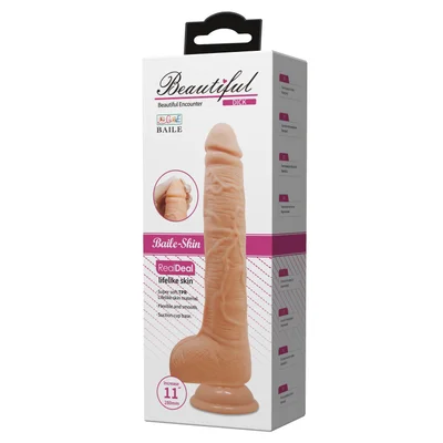 beautiful encounter dick 11 straight with suction base dildo
