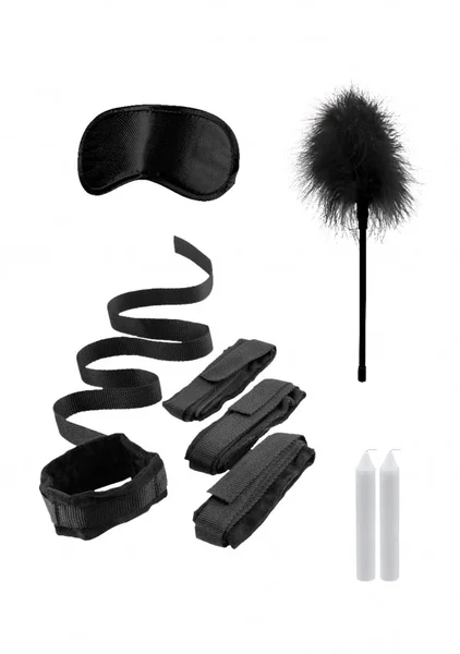 Ouch Black & White Bed Bindings Restraint Kit — image 2 of 4