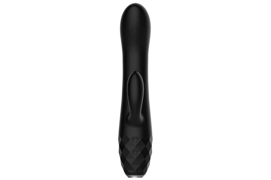 Playful Diamonds The Baroness - Rechargeable Rabbit Vibe Black — image 2 of 8