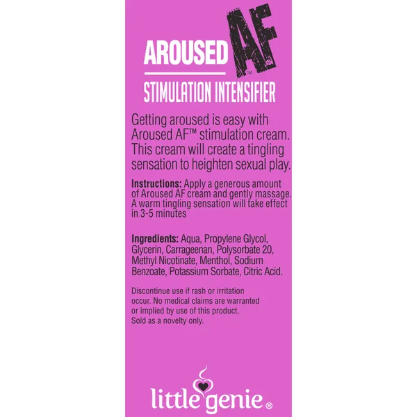 Aroused AF - Couples Stimulation Cream - 44 ml (1.5oz) Tube — image 3 of 4