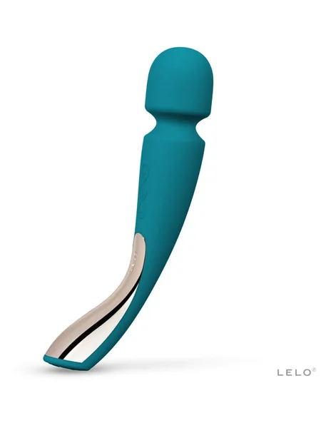 Lelo Smart Wand 2 Medium Luxurious Full Body Powerful Wand Massager Vibrator - Ocean Blue — image 2 of 3