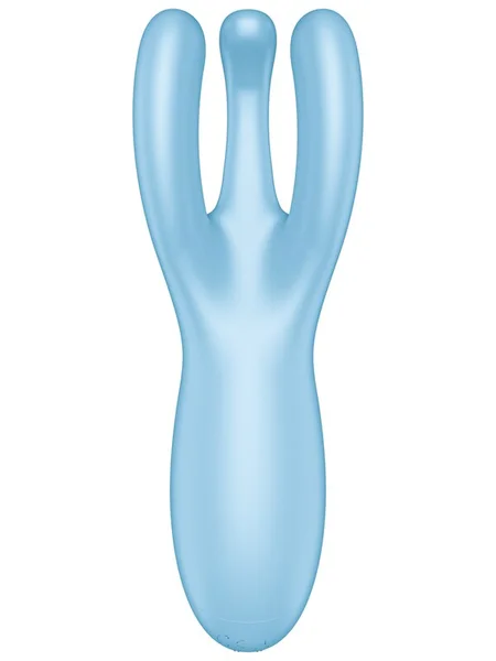 Satisfyer Threesome 4 App Control Stimulator - Blue — image 3 of 3