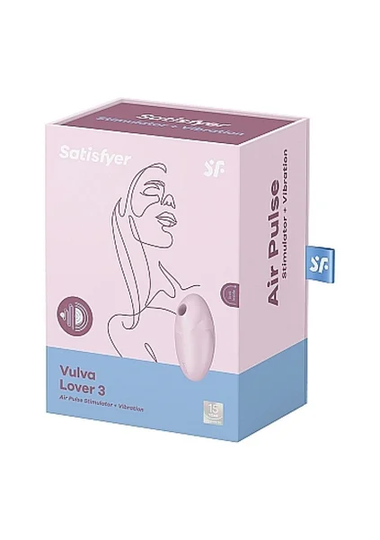 Satisfyer Vulva Lover 3 Vibrator - Pink — image 6 of 6