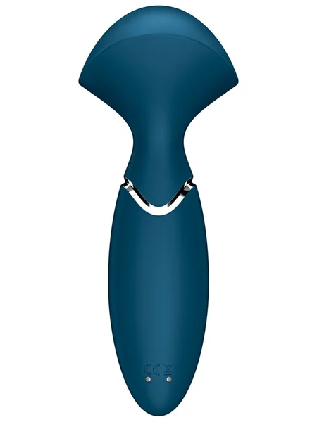 Satisfyer Mini Wand-er Vibrator - Blue — image 5 of 7