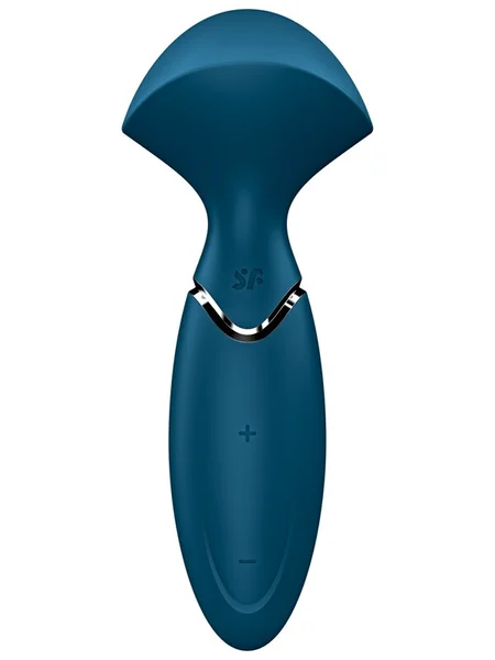 Satisfyer Mini Wand-er Vibrator - Blue — image 7 of 7