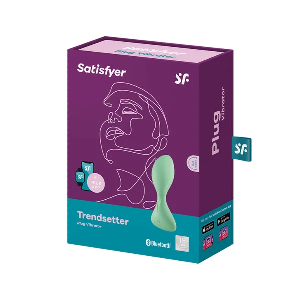 Satisfyer Trendsetter Connect App Vibrator - Light Green — image 4 of 7