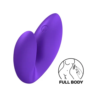 satisfyer love riot finger vibrator stimulator purple