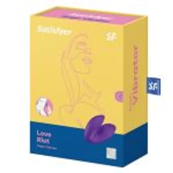 Satisfyer Love Riot Finger Vibrator Stimulator - Purple — image 5 of 6