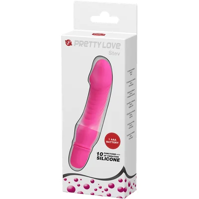 pretty love stev vibrator dark pink