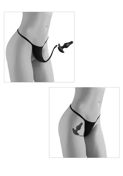 Hookup - Remote Bowtie Bikini with Butt Plug & Bullet — image 2 of 2