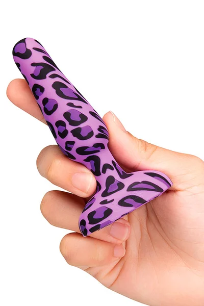 B-Vibe Leopard Novice 4" Vibrating Butt Plug — image 12 of 12