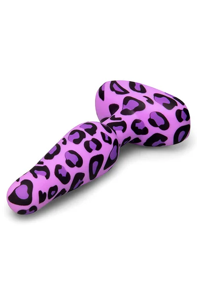 B-Vibe Leopard Novice 4" Vibrating Butt Plug — image 9 of 12