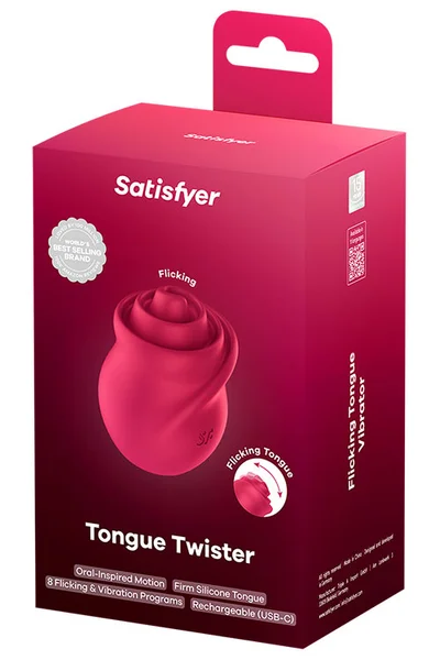 Satisfyer Tongue Twister 2.7" Fluttering Clitoral Vibrator — image 4 of 4