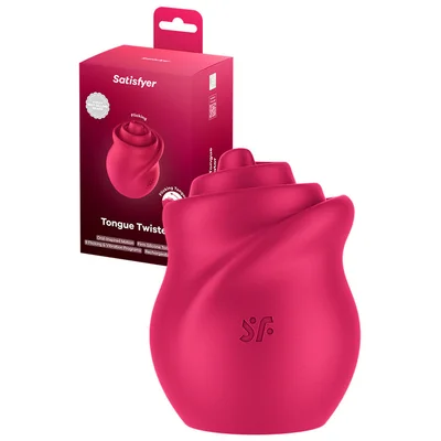 satisfyer tongue twister 27 fluttering clitoral vibrator