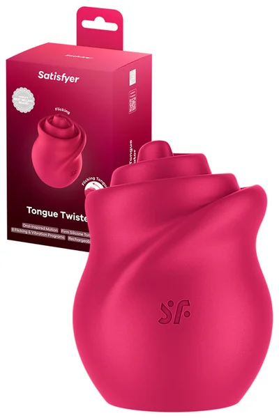 Satisfyer Tongue Twister 2.7" Fluttering Clitoral Vibrator — image 5 of 12